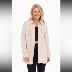 Mono B Snap Button Shacket